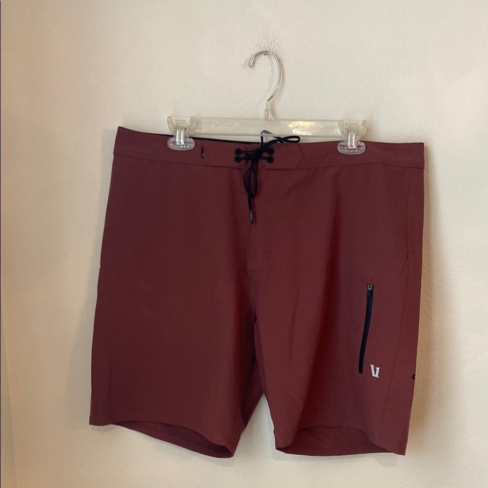 Vuori Maroon Infinity Boardshorts